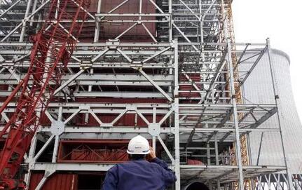 青島75t/h循環流化床鍋爐脫硝現場圖